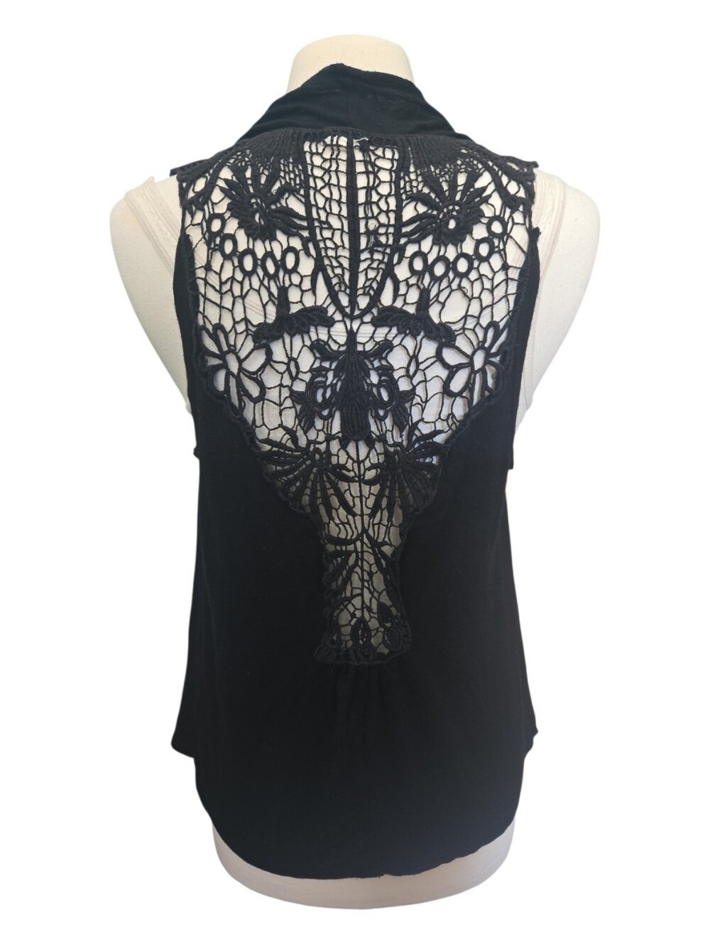 Vintage Love Culture open-front drape vest